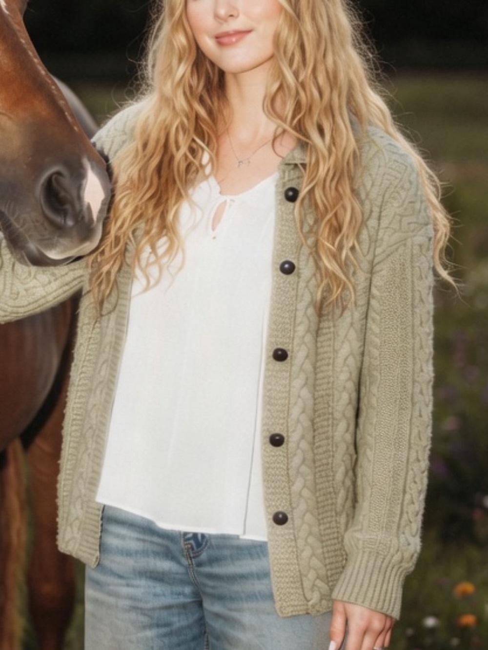 free people Yellowstone Cardigan cabin sweater chunky southwest WOOL